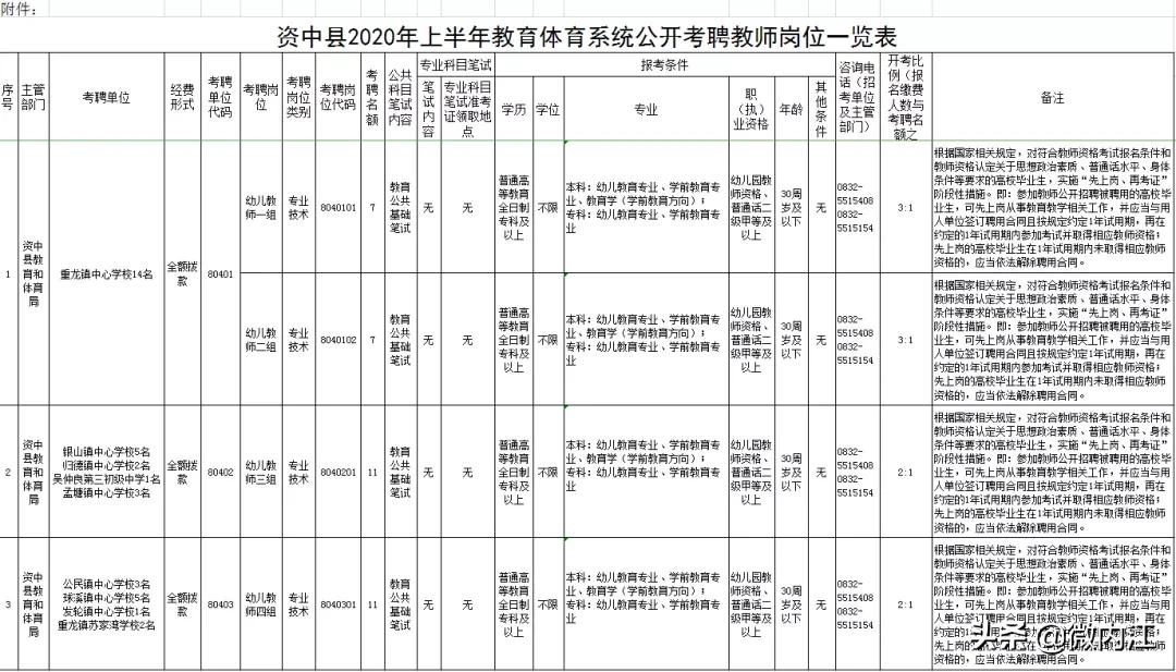 资中县自然资源和规划局最新招聘公告概览